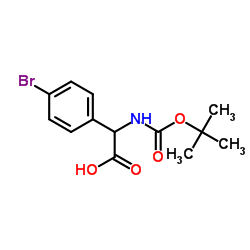 (4-溴-苯基)-叔丁氧基羰基氨基-乙酸图片