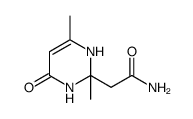 2-Pyrimidineacetamide, 1,2,3,4-tetrahydro-2,6-dimethyl-4-oxo Structure