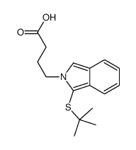 4-(1-tert-butylsulfanylisoindol-2-yl)butanoic acid Structure