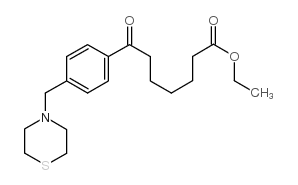 ETHYL 7-OXO-7-[4-(THIOMORPHOLINOMETHYL)PHENYL]HEPTANOATE picture