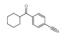 4-CYANOPHENYL CYCLOHEXYL KETONE structure