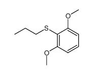(2,6-dimethoxyphenyl)(propyl)sulfane Structure