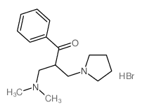 1-Propanone,2-[(dimethylamino)methyl]-1-phenyl-3-(1-pyrrolidinyl)-, hydrobromide (1:2) picture