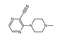 3-(4-Methyl-1-piperazinyl)-2-pyrazinecarbonitrile Structure