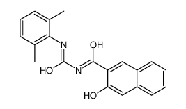 N-[(2,6-dimethylphenyl)carbamoyl]-3-hydroxynaphthalene-2-carboxamide Structure