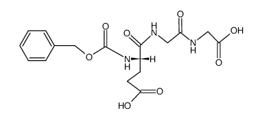 N-[N-(N-benzyloxycarbonyl-α-L-glutamyl)-glycyl]-glycine结构式