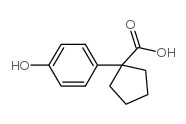 1-(4-hydroxyphenyl)cyclopentane-1-carboxylic acid Structure