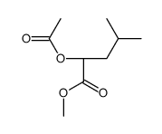 methyl (2S)-2-acetyloxy-4-methylpentanoate结构式