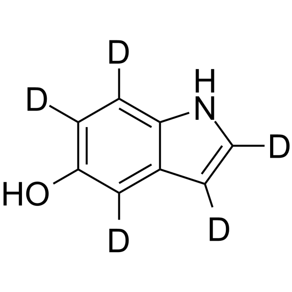 5-Hydroxyindole-d5结构式