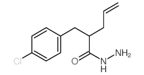 2-[(4-chlorophenyl)methyl]pent-4-enehydrazide structure