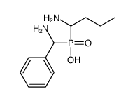1-aminobutyl-[amino(phenyl)methyl]phosphinic acid结构式