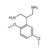 2-(2,5-dimethoxyphenyl)propane-1,3-diamine Structure