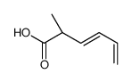 (2R)-2-methylhexa-3,5-dienoic acid Structure