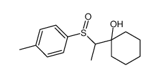 1-[1-(4-methylphenyl)sulfinylethyl]cyclohexan-1-ol Structure
