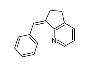 (7E)-7-benzylidene-5,6-dihydrocyclopenta[b]pyridine结构式