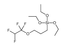 triethoxy[3-(1,1,2,2-tetrafluoroethoxy)propyl]silane结构式
