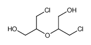 3-chloro-2-(1-chloro-3-hydroxypropan-2-yl)oxypropan-1-ol结构式