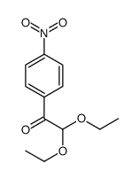 2,2-diethoxy-1-(4-nitrophenyl)ethanone结构式