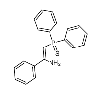 (Z)-(β-aminostyryl)diphenylphosphine sulphide结构式