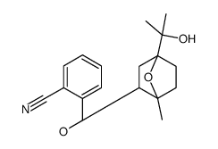 2-[[4-(2-hydroxypropan-2-yl)-1-methyl-7-oxabicyclo[2.2.1]heptan-2-yl]oxymethyl]benzonitrile结构式