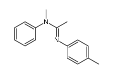 N-methyl-N'-(4-methylphenyl)-N-phenylethanimidamide Structure