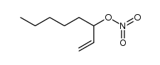 oct-1-en-3-yl nitrate结构式
