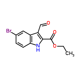 Ethyl 5-bromo-3-formyl-1H-indole-2-carboxylate picture