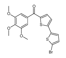 5-bromo-5'-(3,4,5-trimethoxybenzoyl)[2,2']bithiophene Structure