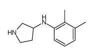 N -(2,3-dimethylphenyl)-3-pyrrolidinamine结构式