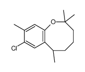 (6S)-8-Chloro-2,2,6,9-tetramethyl-3,4,5,6-tetrahydro-2H-1-benzoxo cine Structure