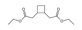 1,2-Bis-ethoxycarbonylmethyl-cyclobutan结构式