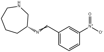 Azepan-3-yl-(4-nitro-benzylidene)-amine结构式