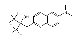 2-[[6-(dimethylamino)quinolin-2-yl]methyl]-1,1,1,3,3,3-hexafluoropropan-2-ol Structure