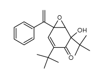 2,4-di-tert-butyl-2-hydroxy-6-(1-phenylvinyl)-7-oxabicyclo[4.1.0]hept-4-en-3-one Structure