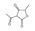 3-acetyl-5-methyloxolane-2,4-dione Structure