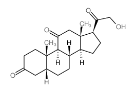 Pregnane-3,11,20-trione,21-hydroxy-, (5b)- (9CI) picture