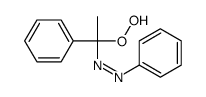 (1-hydroperoxy-1-phenylethyl)-phenyldiazene结构式