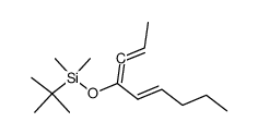 (E)-4-(tert-butyldimethylsilyloxy)-2,3,5-nonatriene Structure