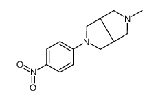 Octahydro-2-methyl-5-(4-nitrophenyl)pyrrolo[3,4-c]pyrrole structure