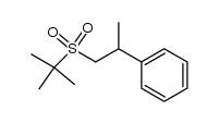 (1-(tert-butylsulfonyl)propan-2-yl)benzene Structure