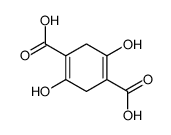 2,5-dihydroxycyclohexa-1,4-diene-1,4-dicarboxylic acid Structure