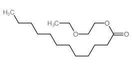 Dodecanoic acid,2-ethoxyethyl ester structure