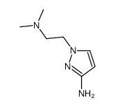 1-(2-(dimethylamino)ethyl)-1H-pyrazol-3-amine结构式