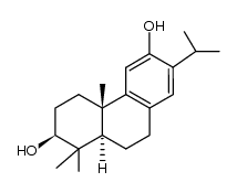 8,11,13-abietatriene-3,12-diol Structure