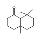 (4aS,8aR)-4a,8,8-trimethyl-3,4,5,6,7,8a-hexahydro-2H-naphthalen-1-one结构式