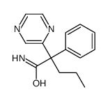 Pyrazineacetamide, .alpha.-phenyl-.alpha.-propyl- structure