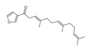 1-(furan-3-yl)-4,8,12-trimethyltrideca-3,7,11-trien-1-one Structure