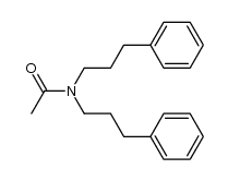 N,N-bis(3-phenylpropyl)acetamide结构式