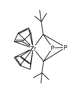 zirconocene 1,3-diphosphabicyclo[1.1.0]butane Structure