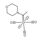 [methyl(morpholino)carbene]pentacarbonylchromium(0)结构式